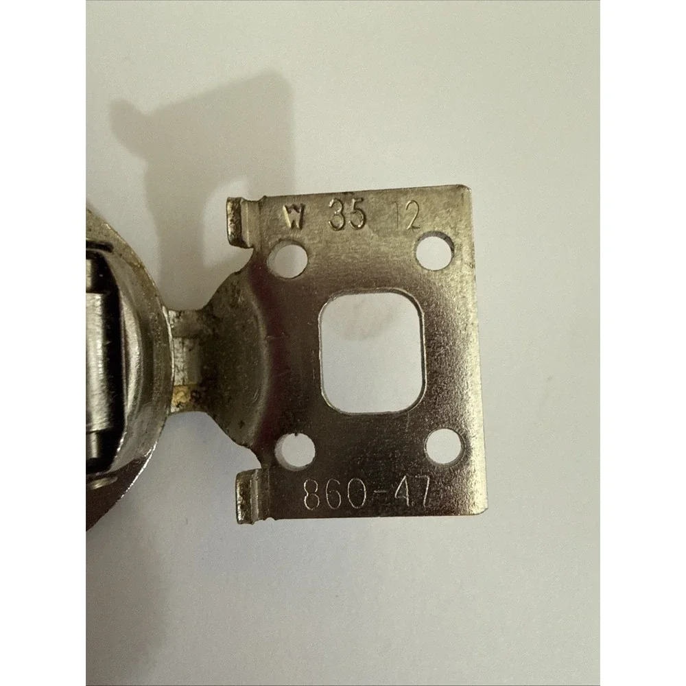 GRASS  860-02 Nickel Face Frame Hinge with mount plate W-35 860-47
